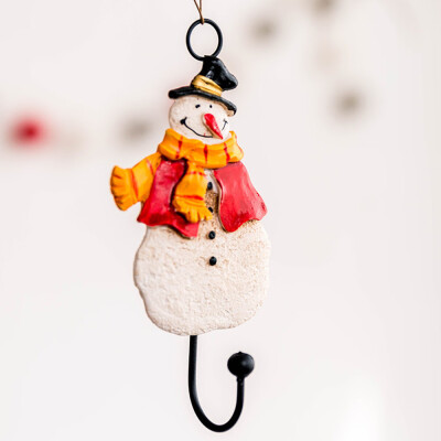 

Gobestart Christmas Creative Wall Decoration Hooks Kitchen Bedroom Resin Decoration Hooks