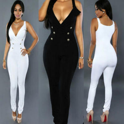 

Women Clubwear Playsuit Bodycon Party Jumpsuit Elegant Romper Trousers
