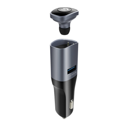 

Portable Universa SmartPhone&Tablet Car Charger 21a Bluetooth headset Handsfree Audio Output MP3 for iphone 7 6s plus 5s se