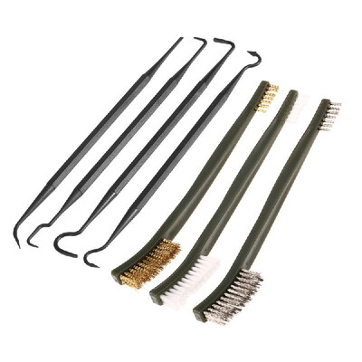 

6 PCS Hunting Barrel Cleaning Kit 35738cal 9MM Brush Kit Hunting Gear Cleaning Tool Set with Storage Box