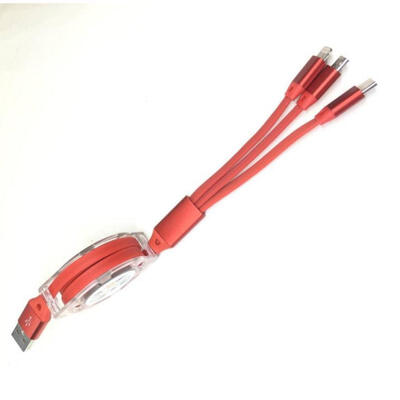 

3-in-1 Charger Cable Type C Micro USB Lightning Charging Cord