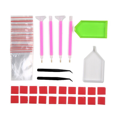 

2018 hot sell Handmade Diamond Painting Tools Set Accessories DIY Diamond Painting Cross Stitch Embroidery Pen Tools