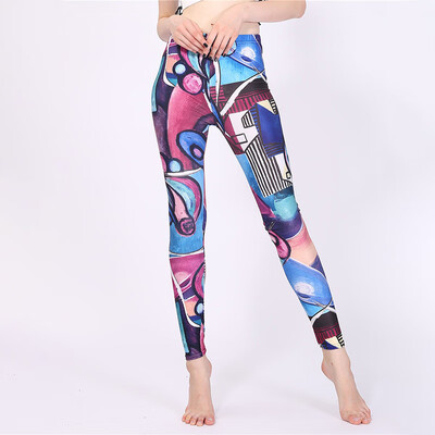 

3D Graphic Printed Women Leggings Ladies Yoga Pants Fitness Gym Jogging Trousers