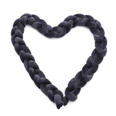 

Baby Crib Bumper Knotted Braided Bumper Handmade Soft Knot Pillow Pad Cushion Nursery Cradle Decor Baby Gift Crib Protector Cotton