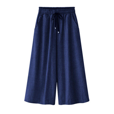 

Tailored Women Summer Wide Leg Pants Plus Size Casual Harem Pants Casual Trousers DBS