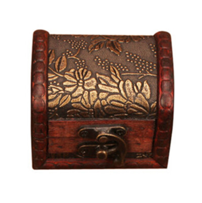 

Siaonvr Wood Handmade Lock Box Storage Organizer Jewelry Bracelet Pearl Case Gift