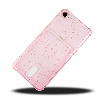 

Transparent TPU card case with card slot