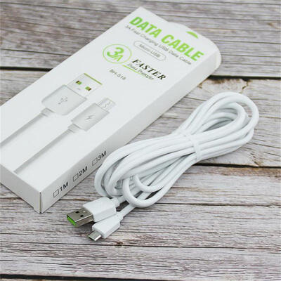

Micro USB Cable 3A Fast Charging Android Charger Data Sync Cord For Samsung HTC Motorola Nokia Kindle MP3 More - 1m-1m