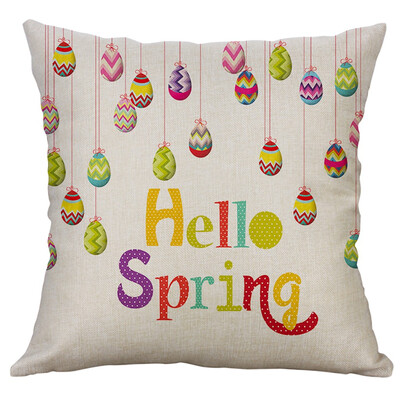 

〖Follure〗Simple Linen Creative Lovely Pillow Cover Pillow Cover Car Pillow Cover