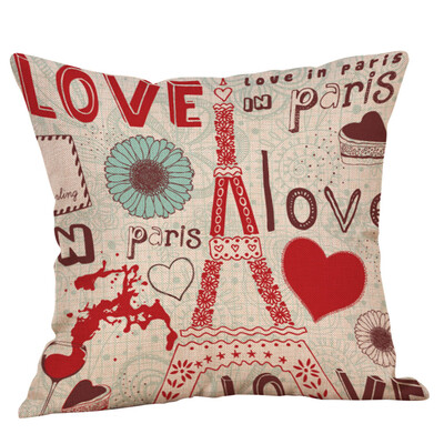 

Siaonvr Happy Valentines Day Throw Pillow Case Sweet Love Square Cushion Cover