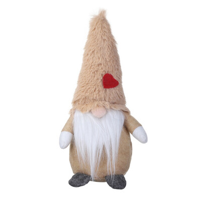 

8Inch Plush Gnome Doll Ornaments Swedish Christmas Santa Nisse Nordic Elf Figurine Holiday Gift Christmas Decorations For Home