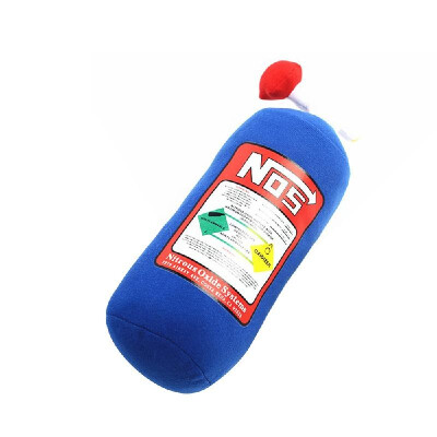 

NOS Nitrous Oxide Bottle Pillow Car Decor Headrest Cushion Creative Plush Pillow