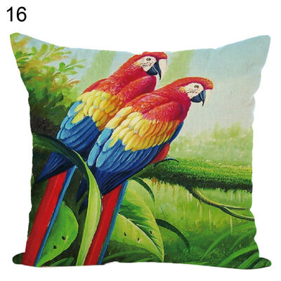 

ElkParrotLark Soft Throw Pillow Case Cushion Cover Sofa Bed Car Home Decor