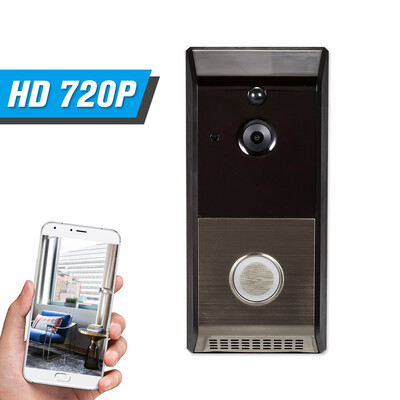 

WiFi Smart Wireless Security DoorBell Smart HD 720P Visual Intercom Recording Video Door Phone Remote Home Monitoring Night Vision
