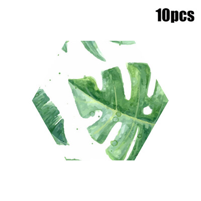 

Toponeto 10Pcs Self Adhesive Tile Floor Wall Decal Sticker DIY Kitchen Bathroom Decor