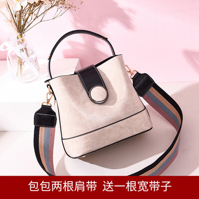 

Bag womens fashion bucket bag texture small ck shoulder western style Messenger bag mother portable large capacity