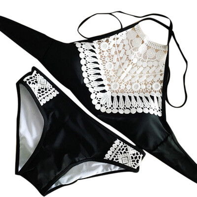 

Roseonmyhand Women Sandy Beach Push-up Padded Bra Bra Sexy Bikini Swimsuit Set Beach Swimwear