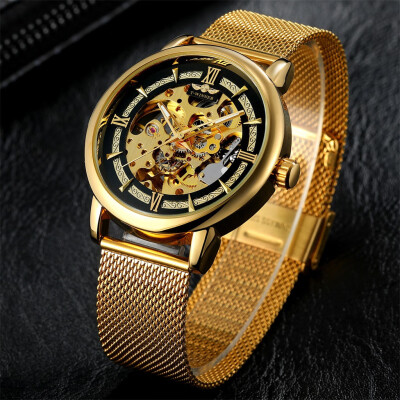 

Gobestart T-WINNER Fashion Hollow Luxury Design Business Fashion Mens Mechanical Watch