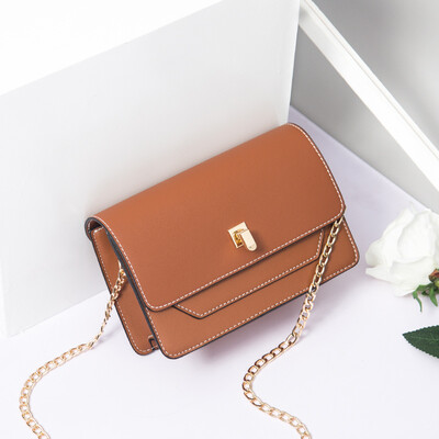 

New ins girls in summer 2019 Korean version of Sen students chain bag fashion single shoulder slanting bag