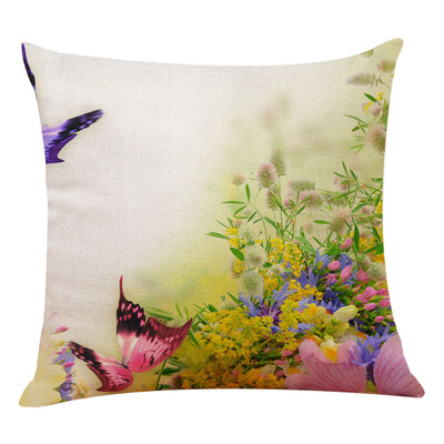 

〖Follure〗Cotton Linen Square Home Decorative Throw Pillow Case Sofa Waist Cushion Cover