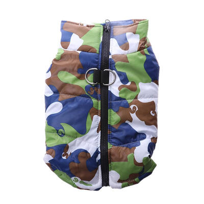 

Warm Pet Clothes Camouflage Windproof Dog Coat Vest Jacket Padded Clothes