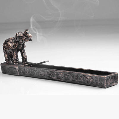 

Greensen Ornaments Dragon Incense Stick Holder Resin Burner Hand Carving Censer