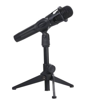 

Adjustable Microphone Stand Foldable Stand 360°Rotatable Microphone Tripod for MeetingLectureLive Streaming