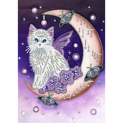 

5D DIY Special Shaped Diamond Painting Cat Cross Stitch Mosaic Craft Kits