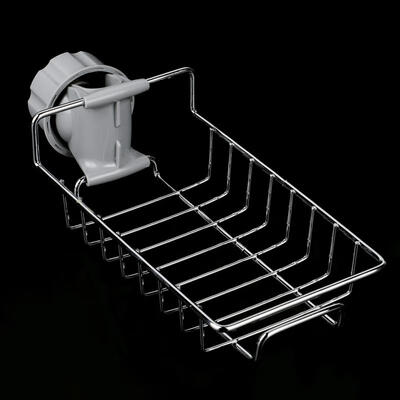 

Greensen Portable Adjustable Hanging Drain Basket Rack Storage Kitchen Bathroom Sink for Faucet