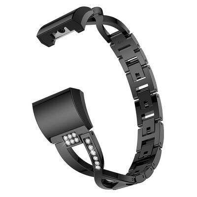 

Alloy Bracelet Watch Band Link Loop Wrist Strap Bangle for Fitbit Charge 2