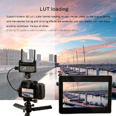 

ACCSOON CineEye Portable 5G Video Transmitter 1080P WiFi HD Transmitter 3D LUT Loading 100m Range for iOS iPad iPhone Andriod Smar