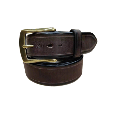 

The first layer of leather belt mens simple alloy buckle inch five about Korean version of the retro pin buckle trend f