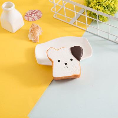 

Gotoamei Adorable Simulated Toast Bread Super Slow Rising Kids Toy Stress Reliever Toy