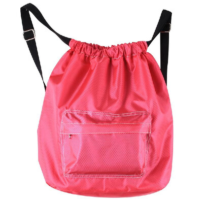 

Drawstring Backpack Waterproof Unisex Sport Storage Bag With Dry Wet Separated Compartment For Outdoors Beach Swimming Camping
