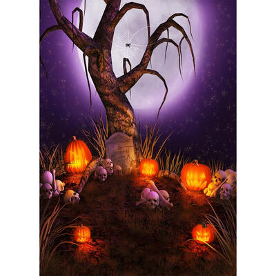 

Halloween Theme Photography Background Cloth Backdrop Photographic Props