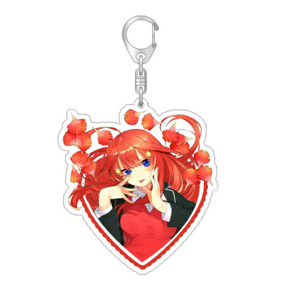 

CAR-TOBBY Anime Five-part Flower Wedding Animation Nakano Acrylic Keychain Pendant