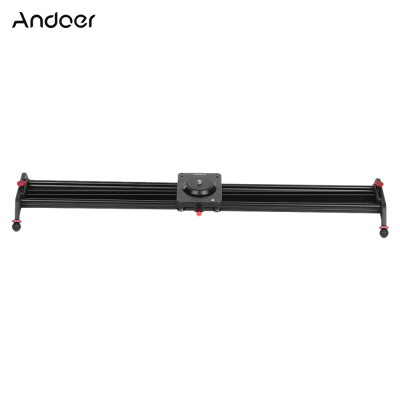 

Andoer GP-J80 80cm Aluminum Alloy Following Shot Track Slider Portable Video Stabilization System with 14" 38" Screw Mount for D