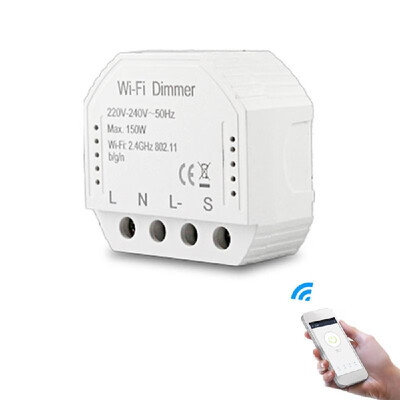 

DIY Intelligent WIFI Light LED Dimmer Switch APP Remote Control 12 Way Switch Works with Alexa Echo Google Home