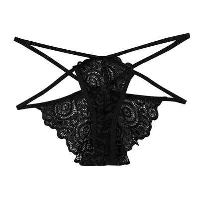 

Toponeto 1PC Sexy Women Lace Lingerie Plus Size Underwear Briefs Underpants Thong -3XL