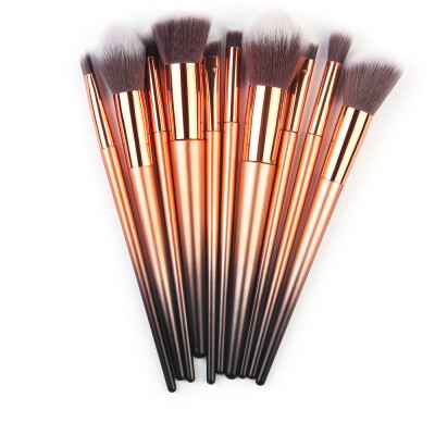 

Toponeto 10PCS Make Up Foundation Eyebrow Eyeliner Blush Cosmetic Concealer Brushes