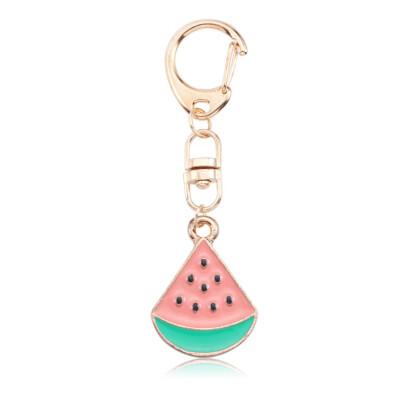 

Cartoon Enamel Plant Animal Keychain Star Moon Potted Plants Watermelon Cat Ghost Mermaid Kay Chain Holder