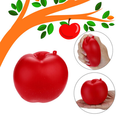 

YIWULARed Apple Scented Squishies Slow Rising Squeeze Toys Stress Reliever Toy