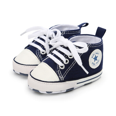 

Toddler Kids Boys Girls Canvas Sneakers High Top Lace Up Casual Walking Shoes Tennis Shoes Kids Non-Skid Soles Lace Up Sneaker