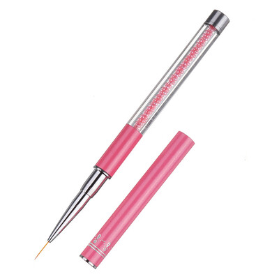 

〖Follure〗Nail Art Gel Liner Brush Colorful Bead Handle Manicure Painting Pen
