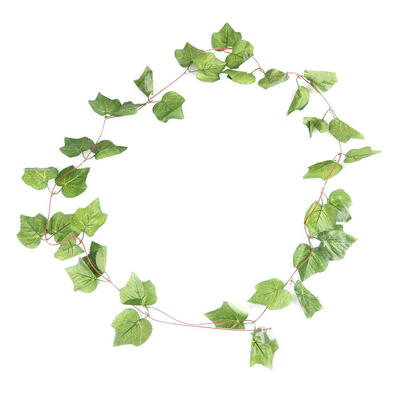 

22m Artificial Ivy Leaf Rattan Aquarium Fake Garland Plant Vine Hang Decor