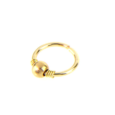 

Sexy Gold Filled Stainless Steel Nose Ring Turquoise Nostril Hoop Nose Piercing