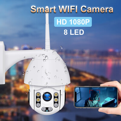 

〖Follure〗HD 1080P Outdoor Waterproof WiFi PTZ Security IP IR Dome Camera Night Vision US