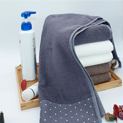 

AOAEA cotton double-sided yarn towel suitable for adult quick-drying soft 3 color strong water absorption antibacterial