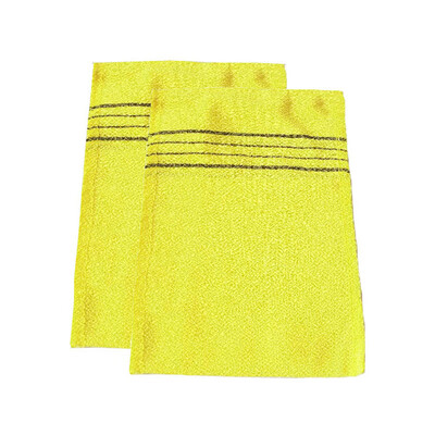 

2PCS Body Scrub Shower Towel Double-sided Bath Washcloth Towel Replace Accessory