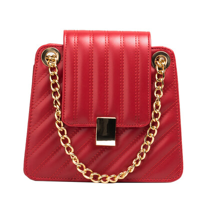 

Female bag small square bag Korean version of the personality retro solid color womens wooden shoulder bag Messenger bag